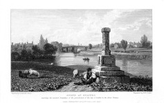 Staines,river view,prints Views on the Thames W B Cooke